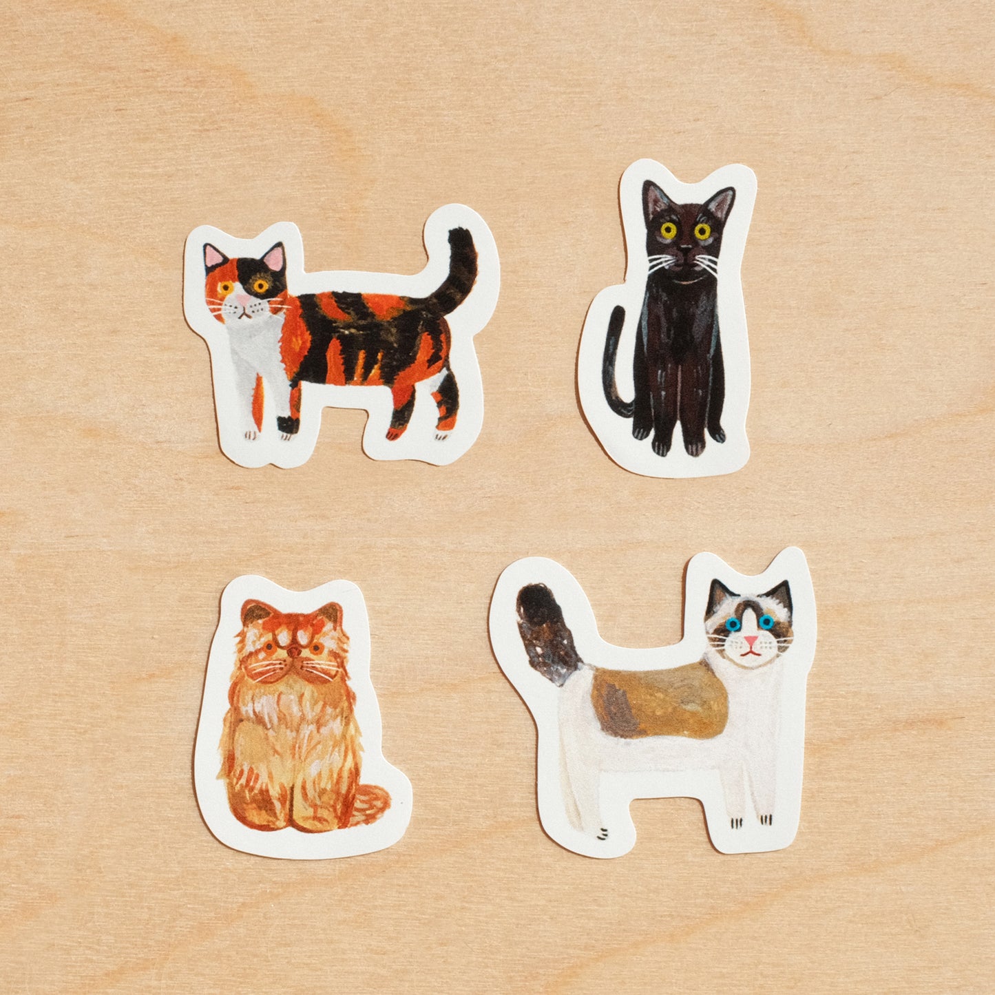 Cat Alphabet Sticker Sheet