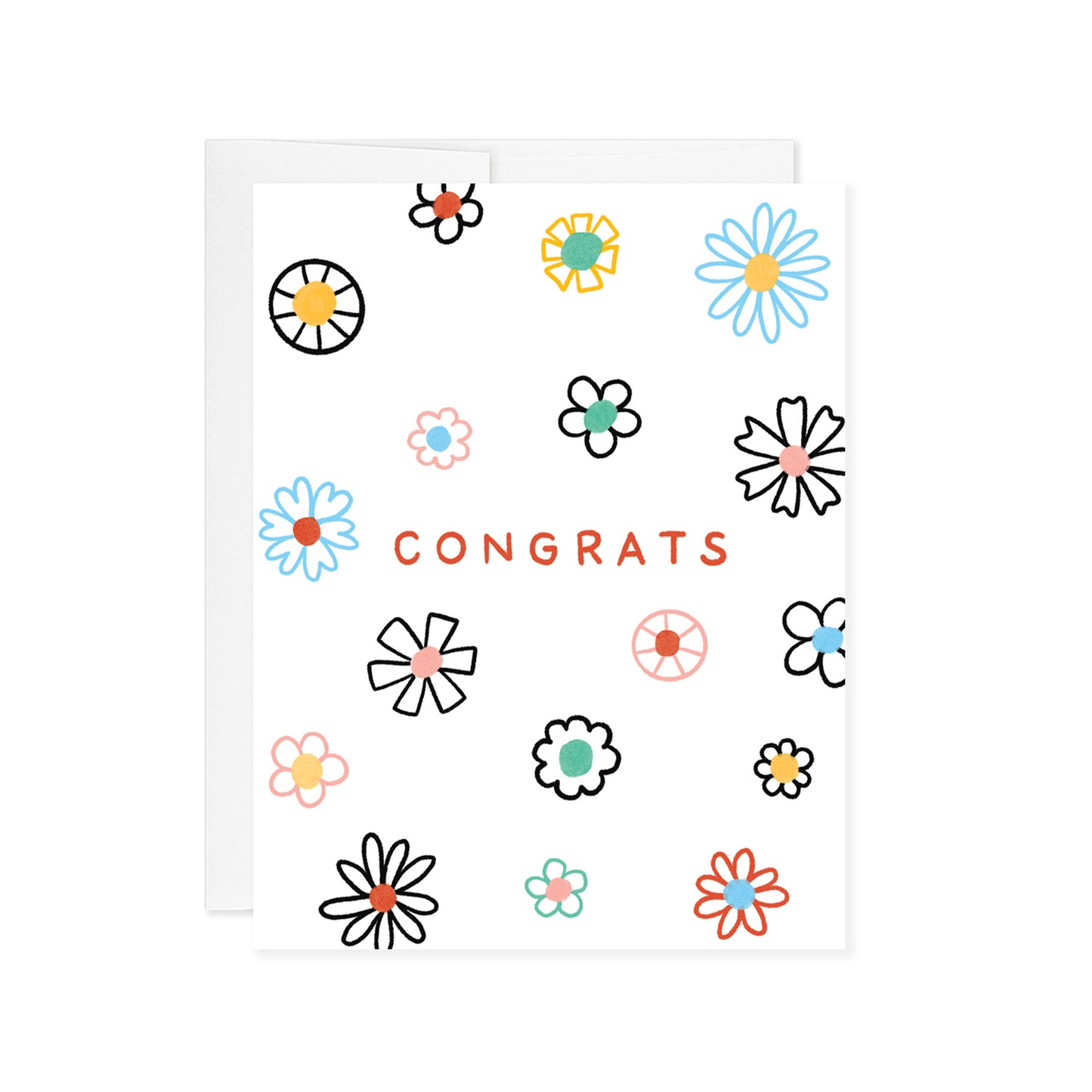 Congrats Flower Card
