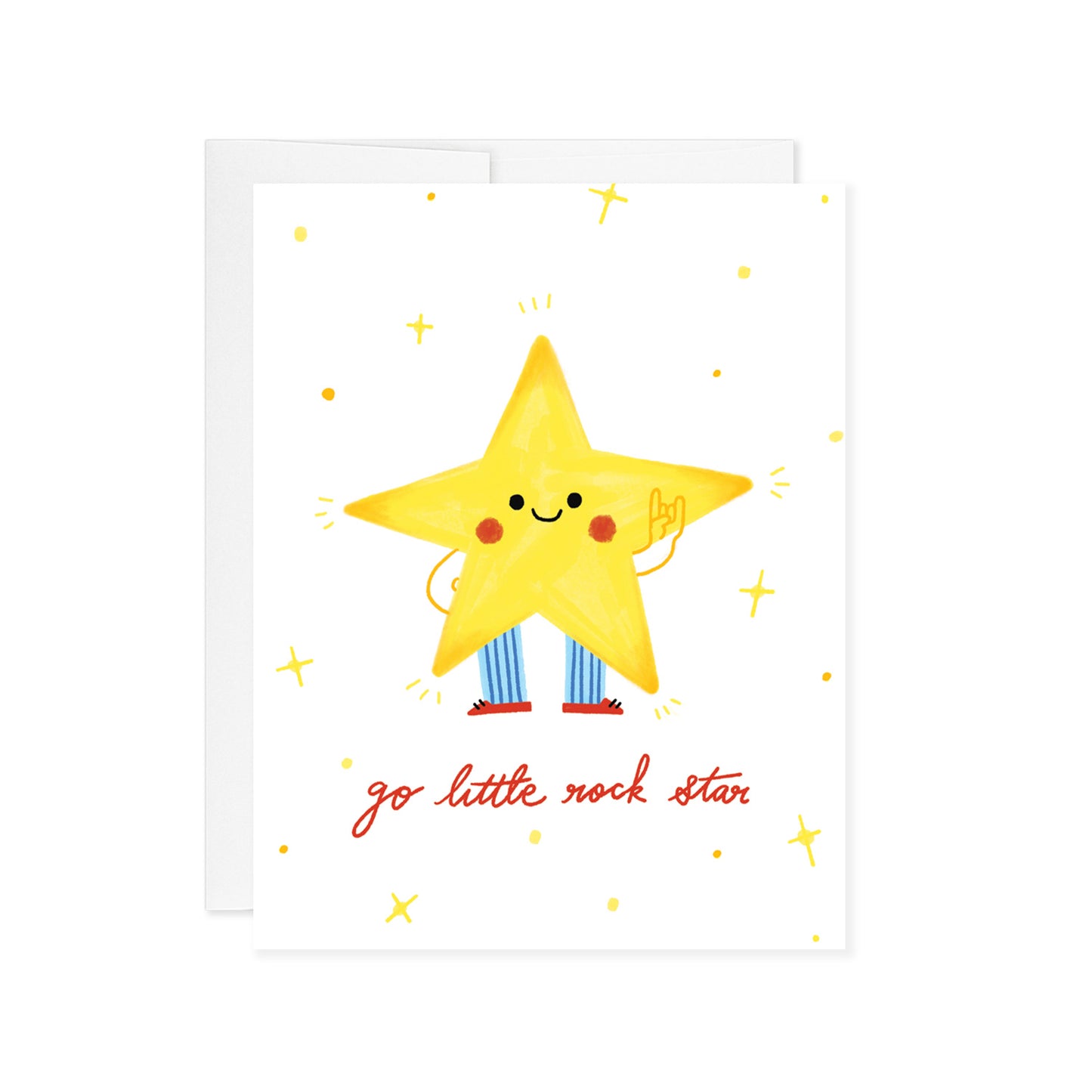Go Little Rock Star Card