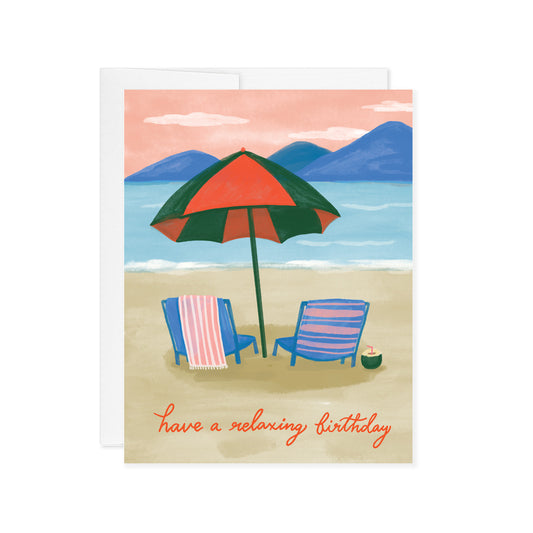 Have A Relaxing Birthday Card