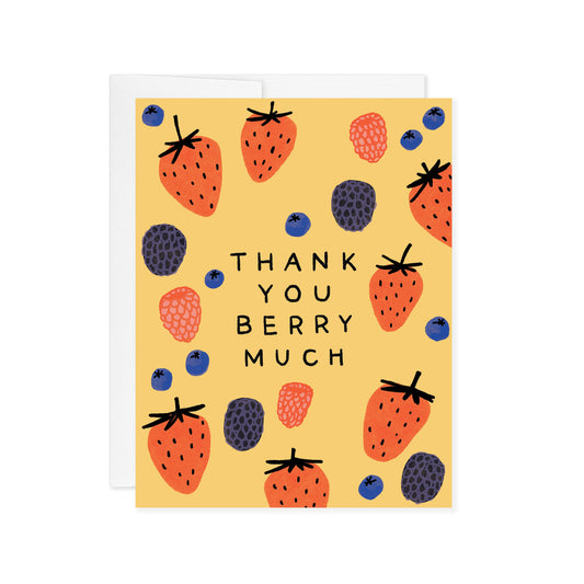 Thank You Berry Much Card