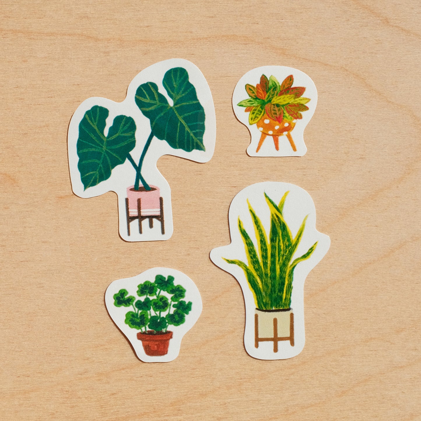 Houseplant Alphabet Sticker Sheet