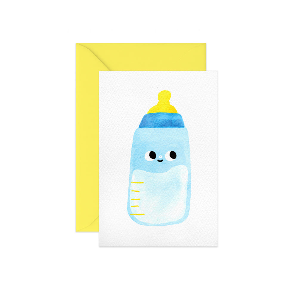 Baby Bottle Mini Notecard