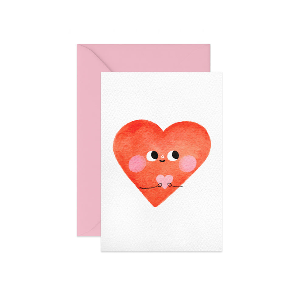 Heart Mini Notecard