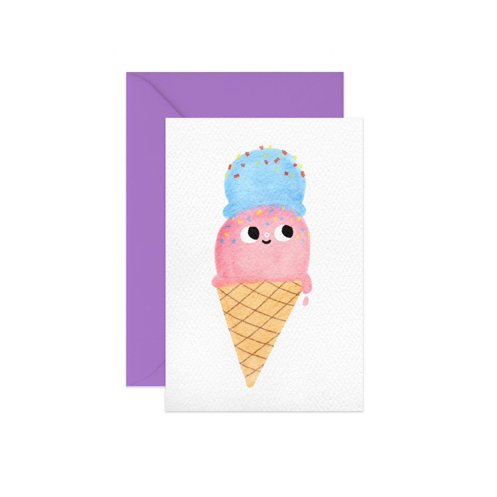 Ice Cream Mini Notecard
