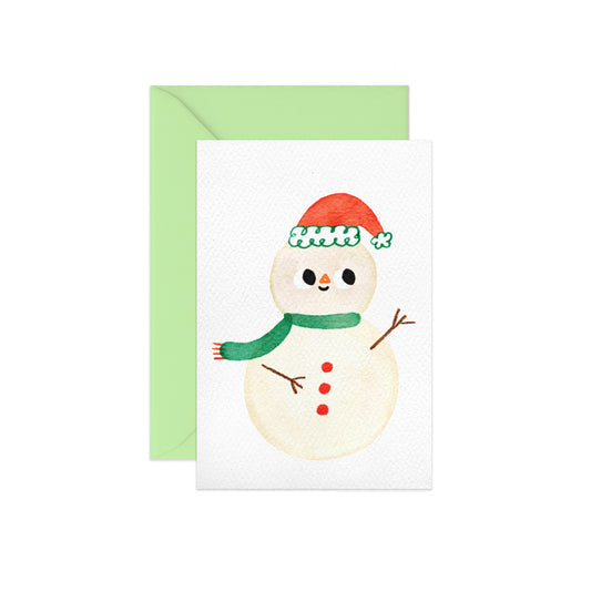 Snowman Mini Notecard