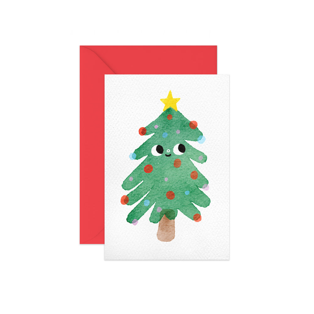 Xmas Tree Mini Notecard